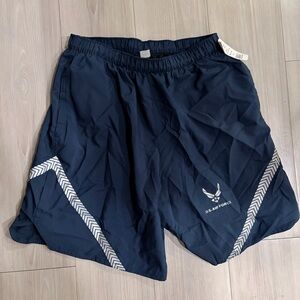 U.S. Air Force Men's Navy Athletic Shorts with Reflective Chevron